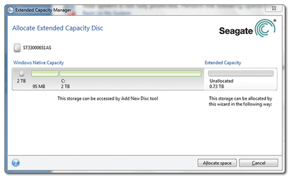DiscWizard™ Extended Capacity Manager