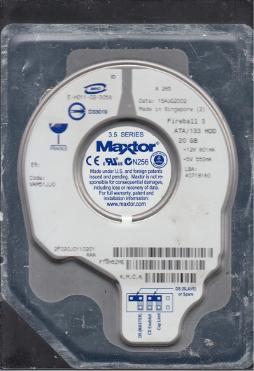 Maxtor 2F020J0