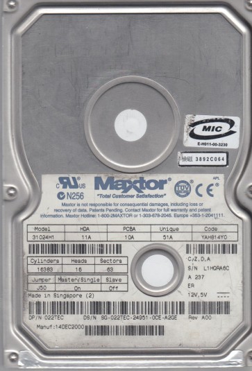 Maxtor 31024H1