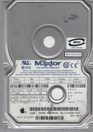 Maxtor 34098H4