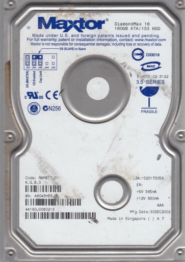 Maxtor 4A160J0