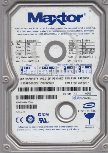 Maxtor 4D080H4