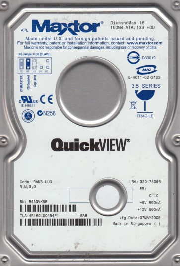 Maxtor 4R160L0