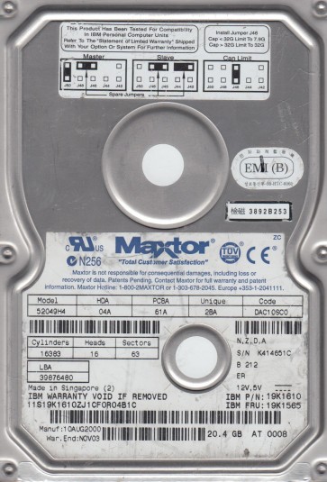Maxtor 52049H4