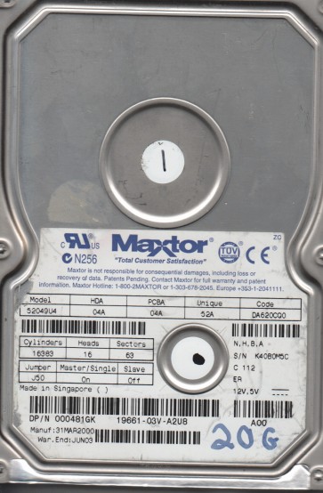 Maxtor 52049U4