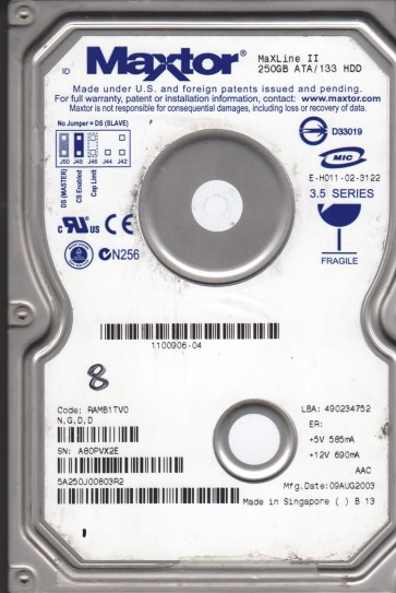 Maxtor 5A250J0