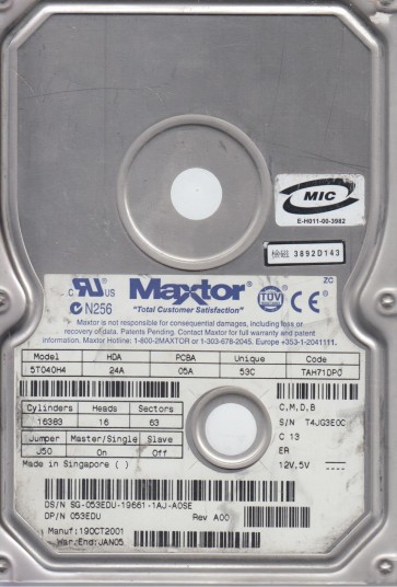 Maxtor 5T040H4