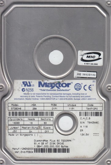 Maxtor 5T060H6