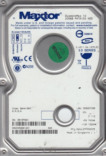 Maxtor 6B200R0
