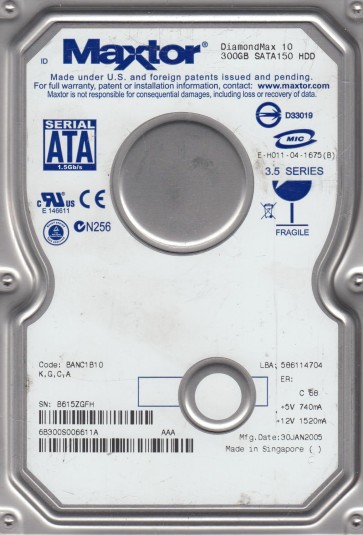 Maxtor 6B300S0