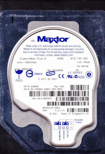Maxtor 6E030L0