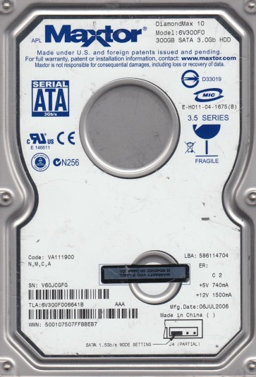 Maxtor 6V300F0