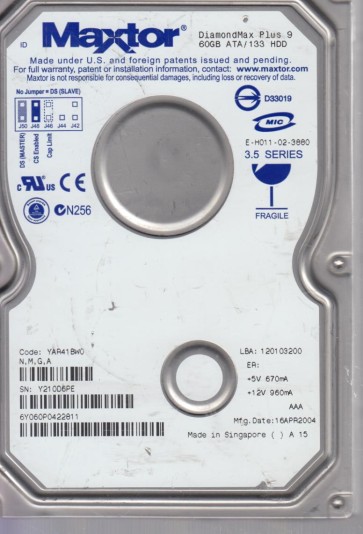 Maxtor 6Y060P0