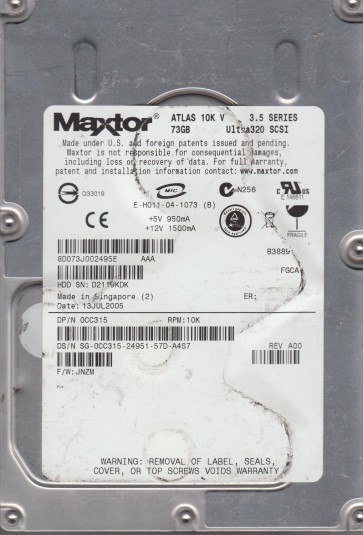 Maxtor 8D073J0