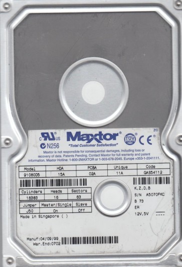 Maxtor 91080D5