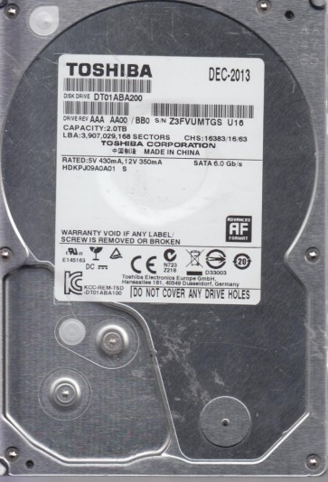Toshiba DT01ABA200