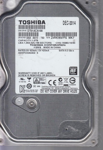 Toshiba DT01ACA100
