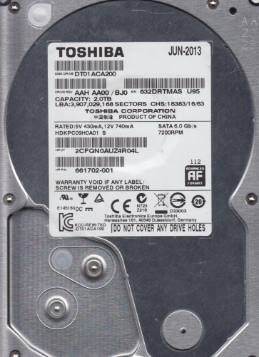 Toshiba DT01ACA200