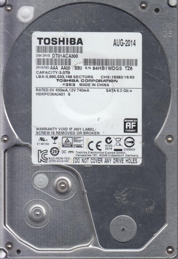 Toshiba DT01ACA300