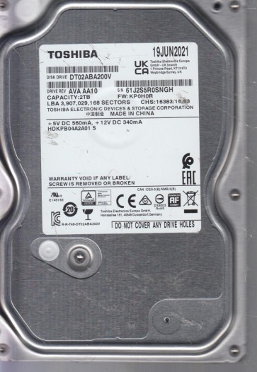 Toshiba DT02ABA200V