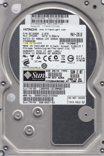 Hitachi H7220AA30
