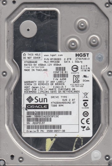 Hitachi H7420AA40SUN2.0T