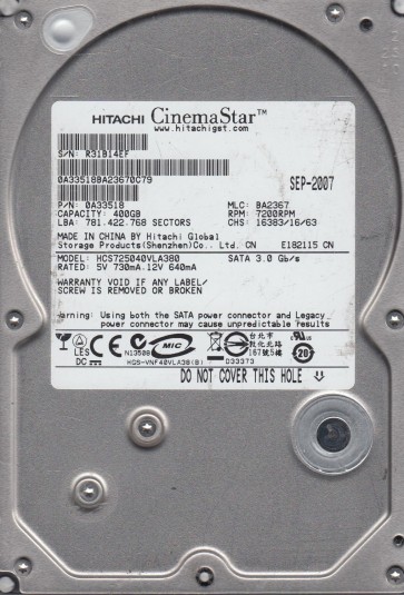 Hitachi HC2725040VLA380
