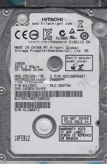 Hitachi HCC543216A7A380
