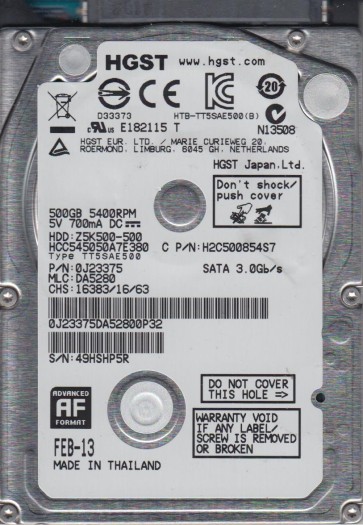 Hitachi HCC545050A7E380