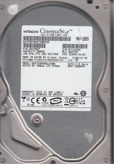 Hitachi HCP725050GLA380