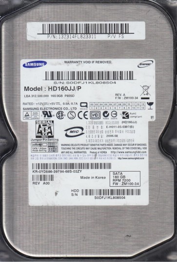Samsung HD160JJ