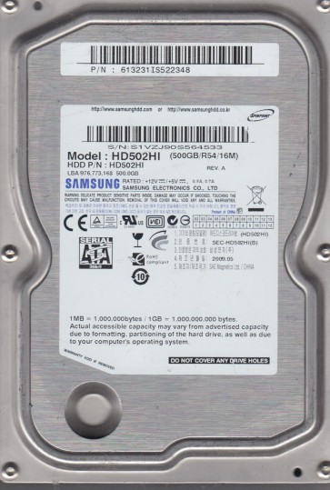 Samsung HD502HI