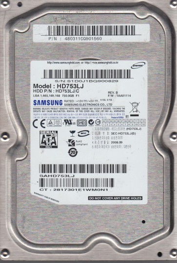 Samsung HD753LJ