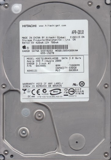 HGST HDE721064SLA330