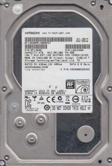 Hitachi HDS5C4040ALE630