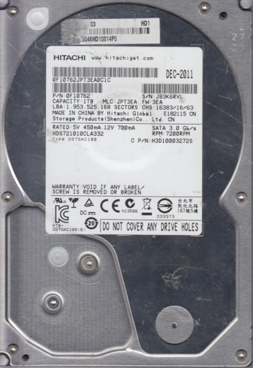 Hitachi HDS721010CLA332