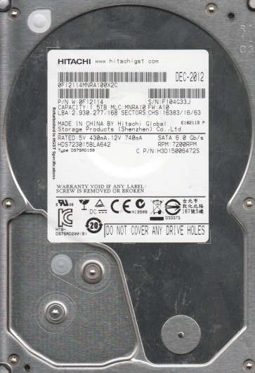 Hitachi HDS723015BLA642