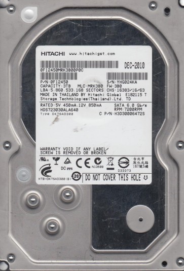 Hitachi HDS723030ALA640