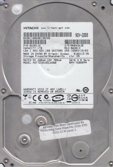 Hitachi HDT721010SLA360