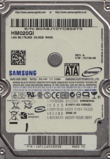 Samsung HM020GI