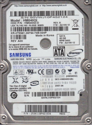 Samsung HM040GI