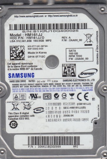 Samsung HM161JJ