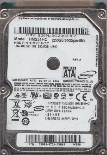Samsung HM251HC