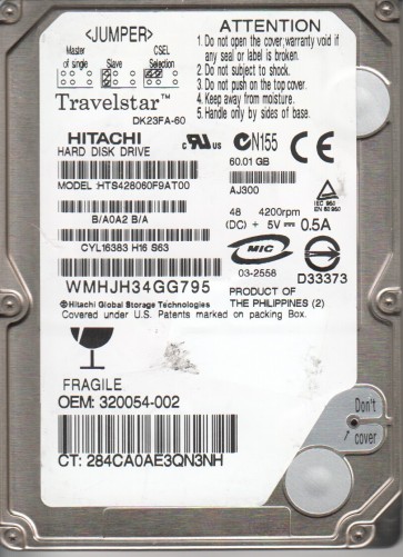 Hitachi HTS428060F9AT00