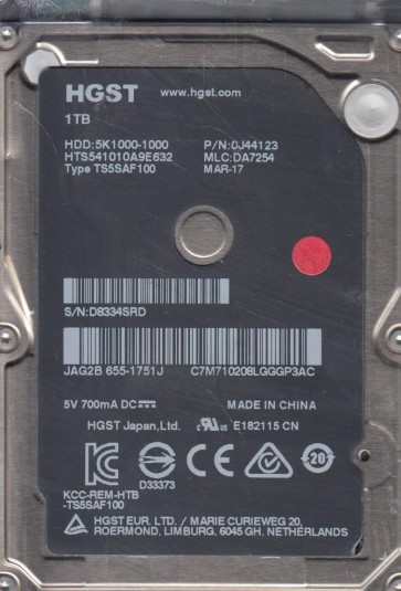 Hitachi HTS541010A9E632