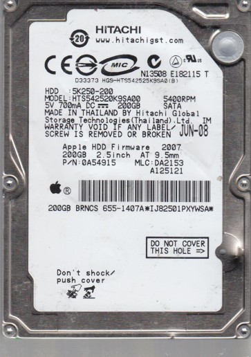 Hitachi HTS542520K9SA00