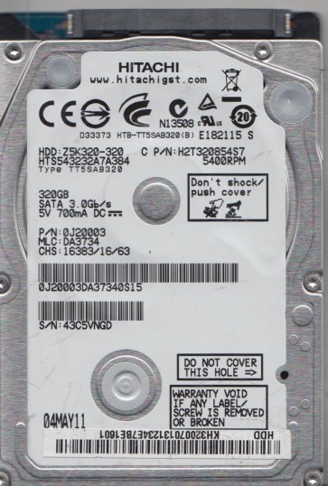 Hitachi HTS543232A7A384