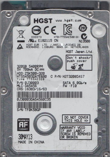 Hitachi HTS545032A7E680