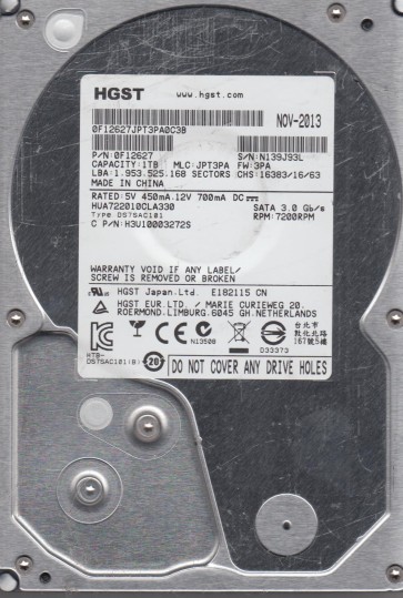 Hitachi HUA722010CLA330