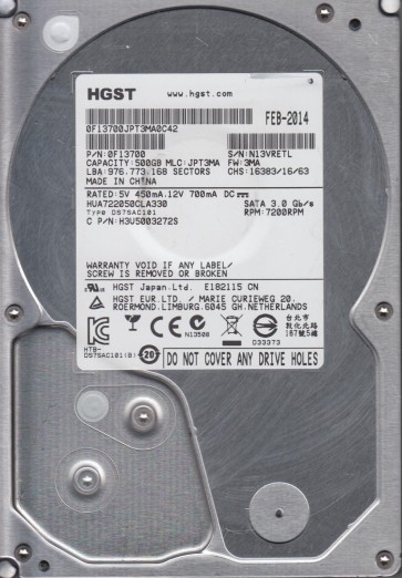 Hitachi HUA722050CLA330